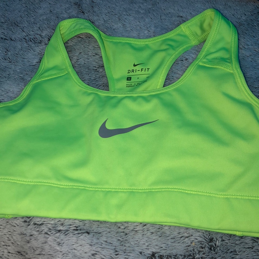 LIME GREEN SPORTS BRA